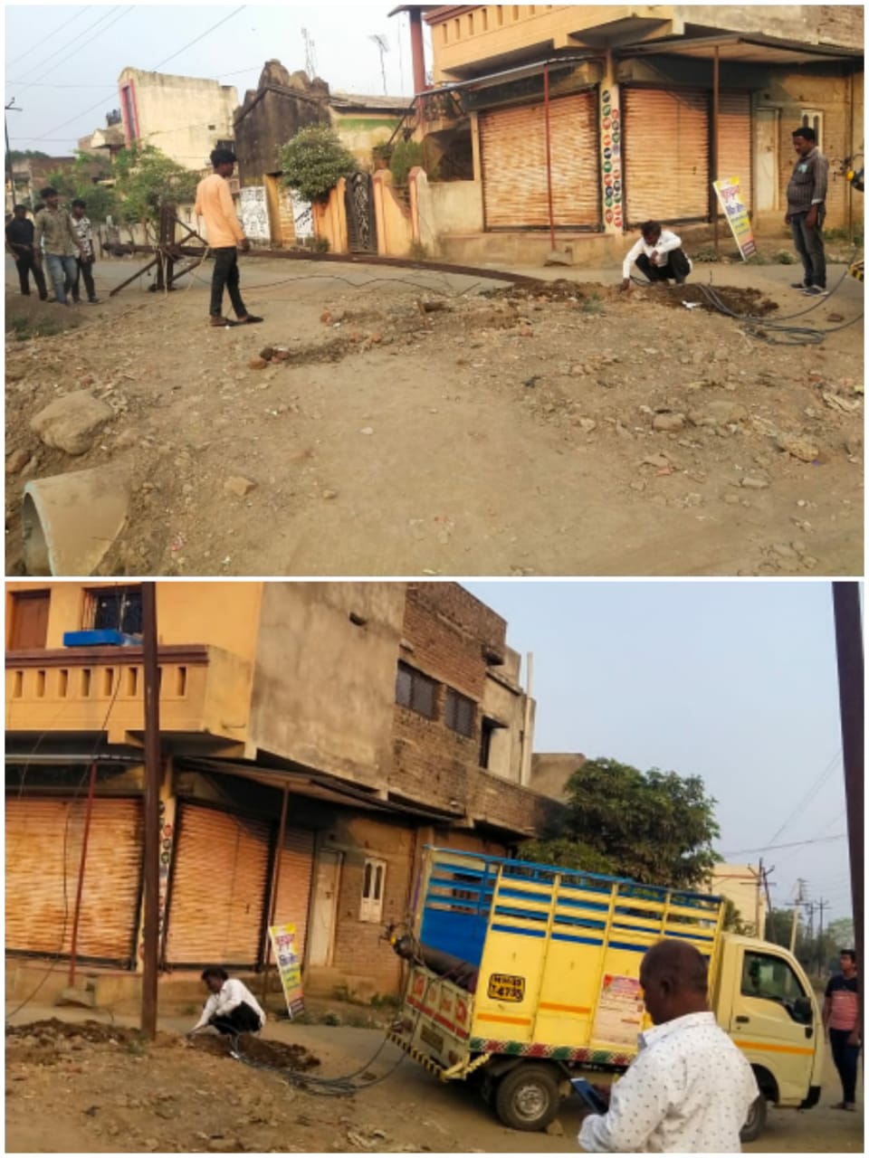 Read more about the article अपघातास निमंत्रण ठरणारा धोकादायक पोल अखेर हटवला [ नगरसेवक मंगेश राऊत व नागरीकांच्या प्रयत्नाला यश ]