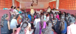 Read more about the article सरपंच, सचिव यांच्या प्रमुख उपस्थितीत किशोरवयीन मुलींना प्रशिक्षण