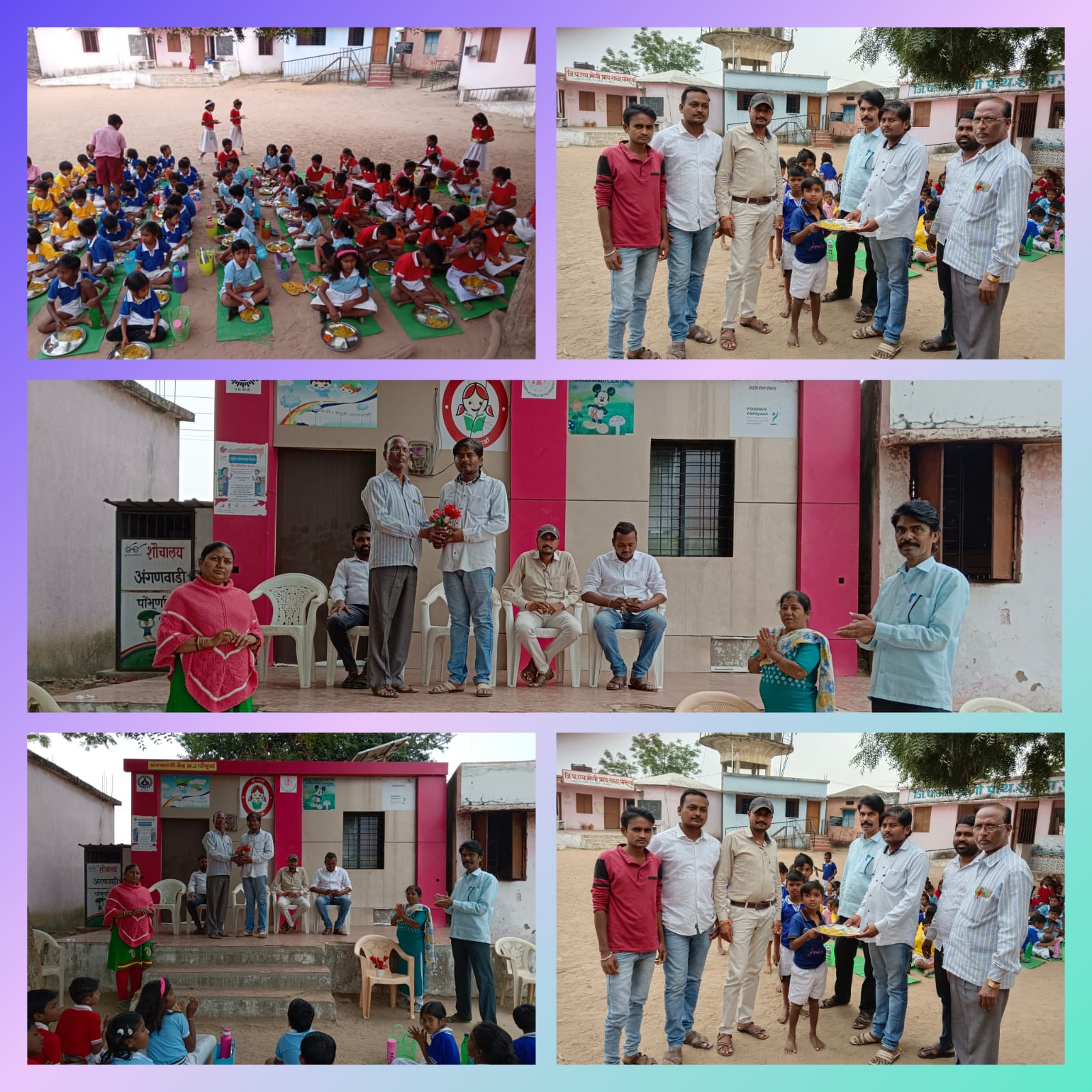 Read more about the article शालेय विद्यार्थ्यांनसोबत साजरा केला हनुमंत थोटे यांनी आपला वाढदिवस