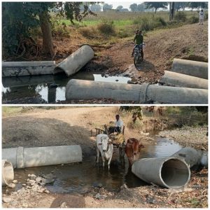 Read more about the article आष्टोणा ते सावित्री पांदन रस्त्यांची दयनीय अवस्था