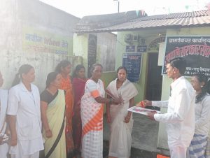 Read more about the article रिधोरा ग्रा प मध्ये विधवा महिलेच्या हस्ते ध्वजारोहण