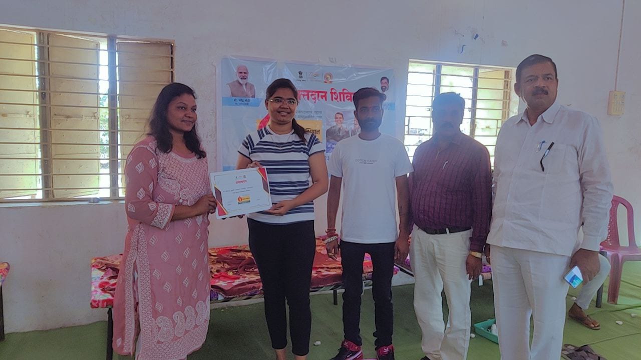 Read more about the article ऐश्वर्या वाढोणकर हिने केले चारदा रक्तदान