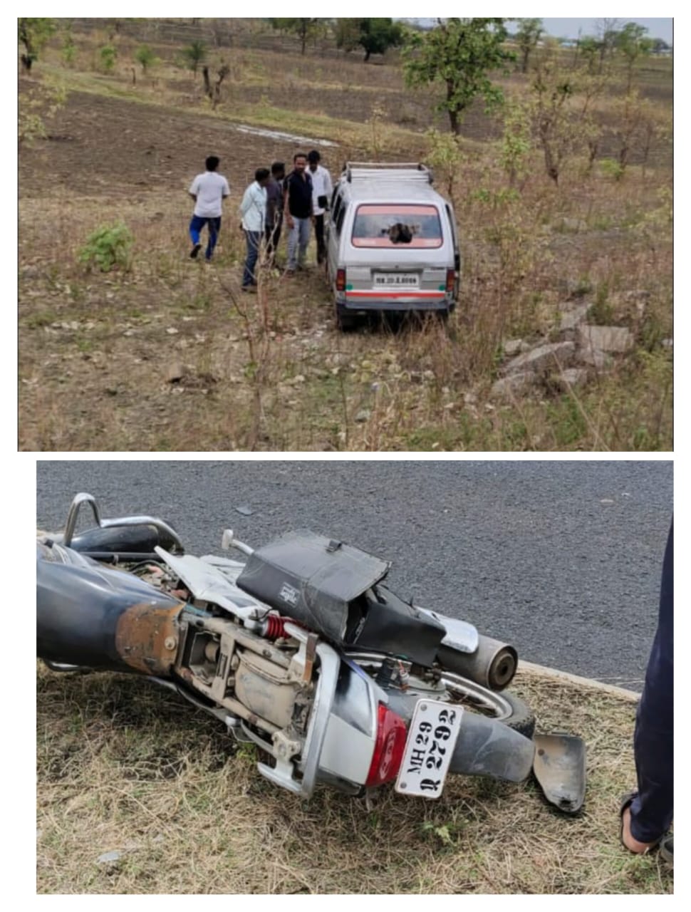 Read more about the article ओमनीच्या धडकेत दुचाकीस्वार ठार