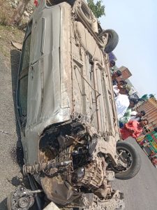 Read more about the article दोन वेगवेगळ्या अपघातामध्ये एकाचा मृत्यू तर दोन जण जखमी: राष्ट्रीय महामार्ग ४४ वर अपघाताची मालिका सुरूच