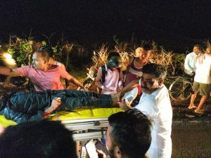 Read more about the article रस्त्याच्या मधोमध असलेल्या हायवाला धडक दिल्याने मोटरसायकल स्वार ठार,महिला गंभीर जखमी