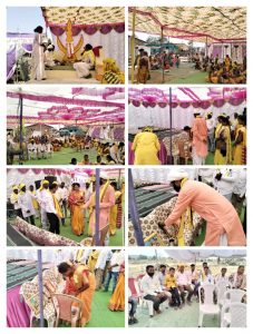 Read more about the article <em>बोर्डा बोरकर येथे आदिवासी बांधवाकडून सल्ला गागराशक्ति तथा सप्तरंगी ध्वजाचे ध्वजारोहन उत्साहात संपन्न</em>