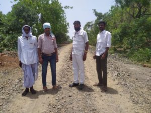 Read more about the article निंगनूर ते दगडथर रस्त्याचे काम बोगस शासनाचे दुर्लक्ष?