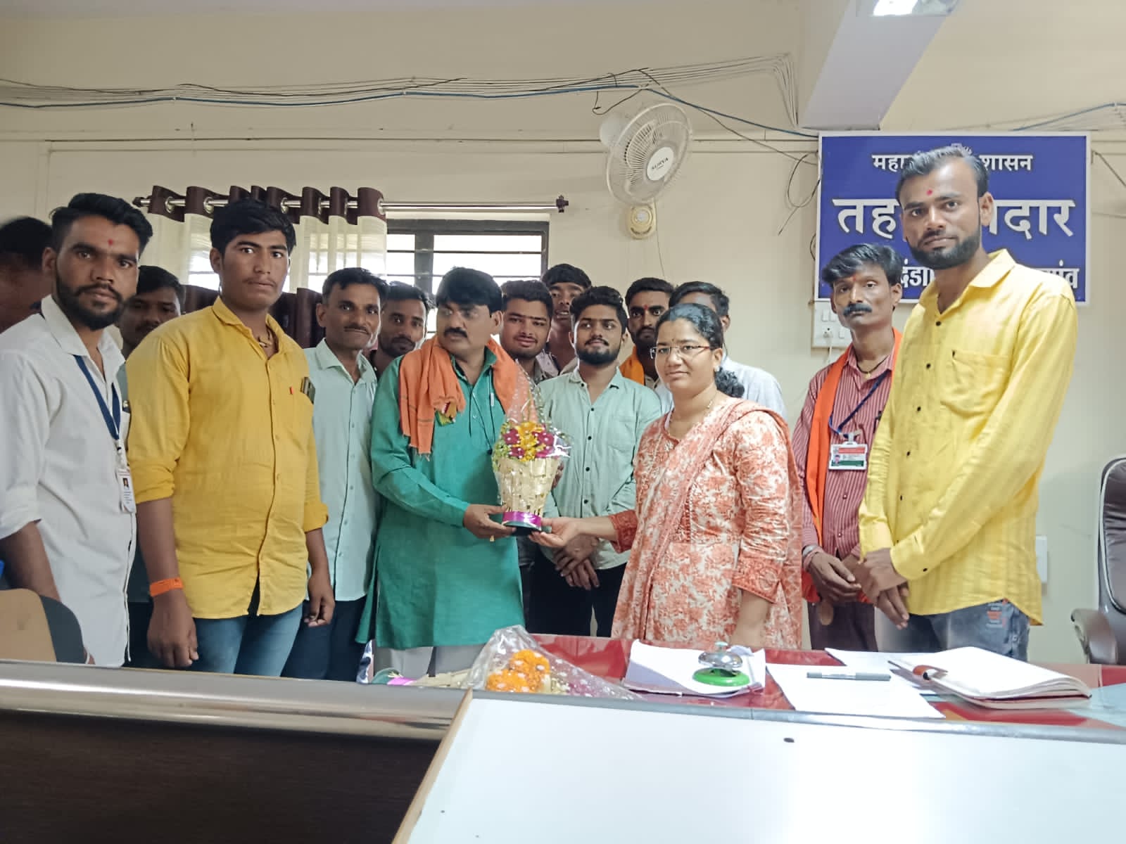 Read more about the article महागाव येथील तहसीलदार संजीवनी मुपडे यांचे भाविक भगत हेल्प फौंडेशनच्या वतीने स्वागत