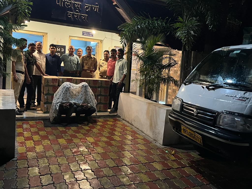 Read more about the article 40 पेट्या अवैध दारुसह वाहन जप्त,एकूण 6 लाखांचा मुद्देमाल जप्त