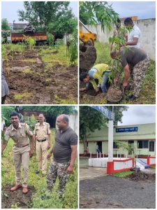 Read more about the article वडकी पोलीस स्टेशनचा स्तुत्य उपक्रम: केली वृक्षांची लागवड