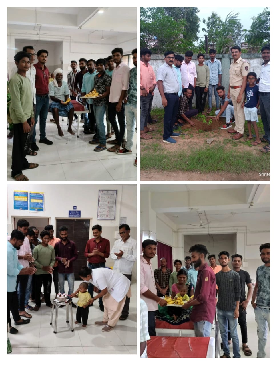 Read more about the article <em>शिवसेना पक्षप्रमुख उद्धव साहेब ठाकरे यांच्या वाढदिवसानिमित्त वृक्षारोपण व फळवाटप</em>