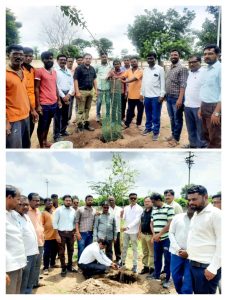 Read more about the article माझी माती माझा देश अभियानांतर्गत कळंब येथे वृक्षारोपण