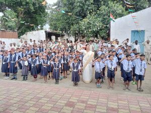 Read more about the article वणी तालुक्यातील सुकणेगाव ग्रामपंचायत 76 वा ध्वजारोहण सोहळा संपन्न