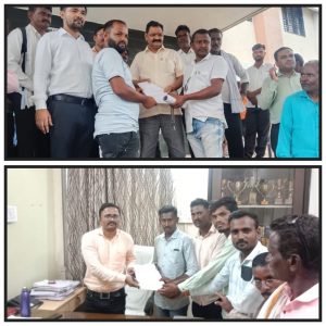 Read more about the article <em>दहेगाव ग्रामपंचायत चा मनमानी कारभार व इतर तक्रारीबाबत गावकऱ्यांनी गटविकास अधिकारी व आमदारांना दिले निवेदन</em>