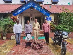 Read more about the article केबल चोरीचा काही तासातच छडा ,शिरपूर पोलिसांची जबरी कारवाई