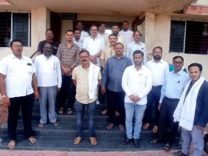 Read more about the article जनसंवाद यात्रेच्या आयोजनासाठी काँग्रेस पदाधिकाऱ्यांची बैठक