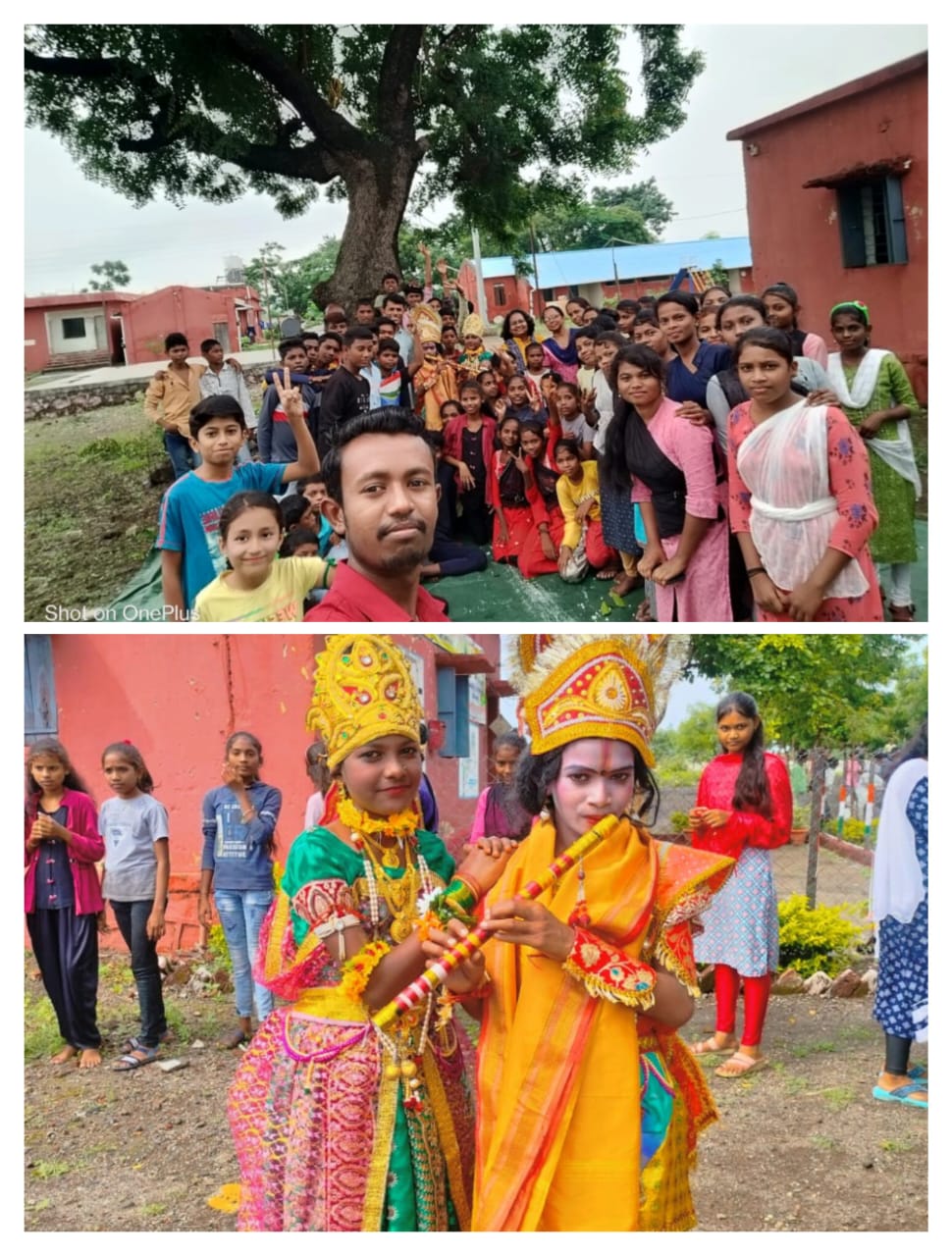 Read more about the article शासकीय आश्रमशाळा किन्ही जवादे येथे दहीहंडी उत्सव साजरा