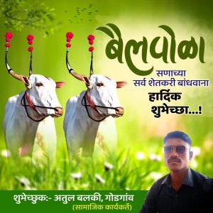 Read more about the article शेतकऱ्यांच्या सर्जा राज्याच्या पोळा सणाच्या सर्व शेतकरी बांधवाना हार्दिक शुभेच्छा