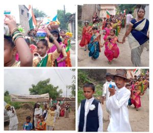 Read more about the article <em>मेरी मिट्टी मेरा देश या उपक्रमांतर्गत अमृत कलश प्रभातफेरीचे आयोजन</em>