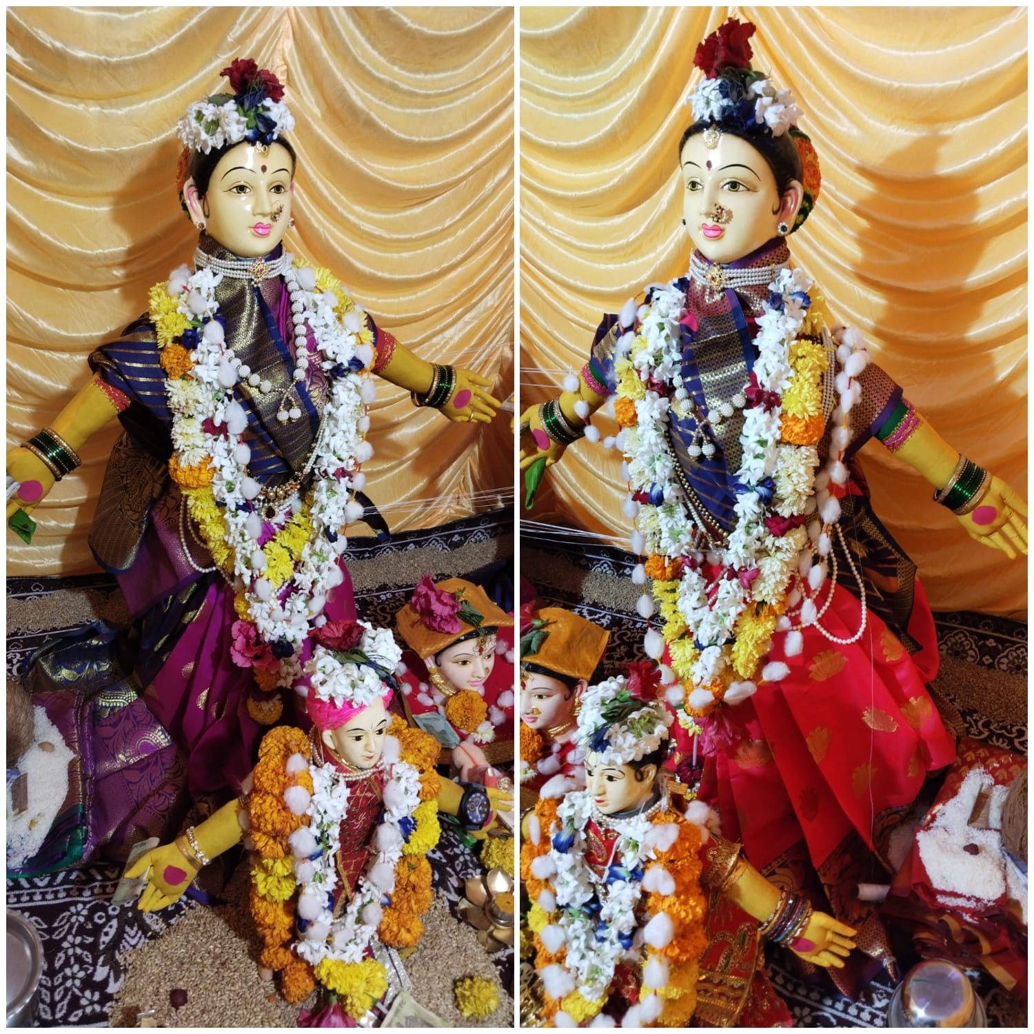 Read more about the article ढाणकी शहरात महालक्ष्मी माता उत्सव घरोघरी आनंदात साजरा<br>विजय चौधरी यांच्या घरी गौराईचा आकर्षक देखावा