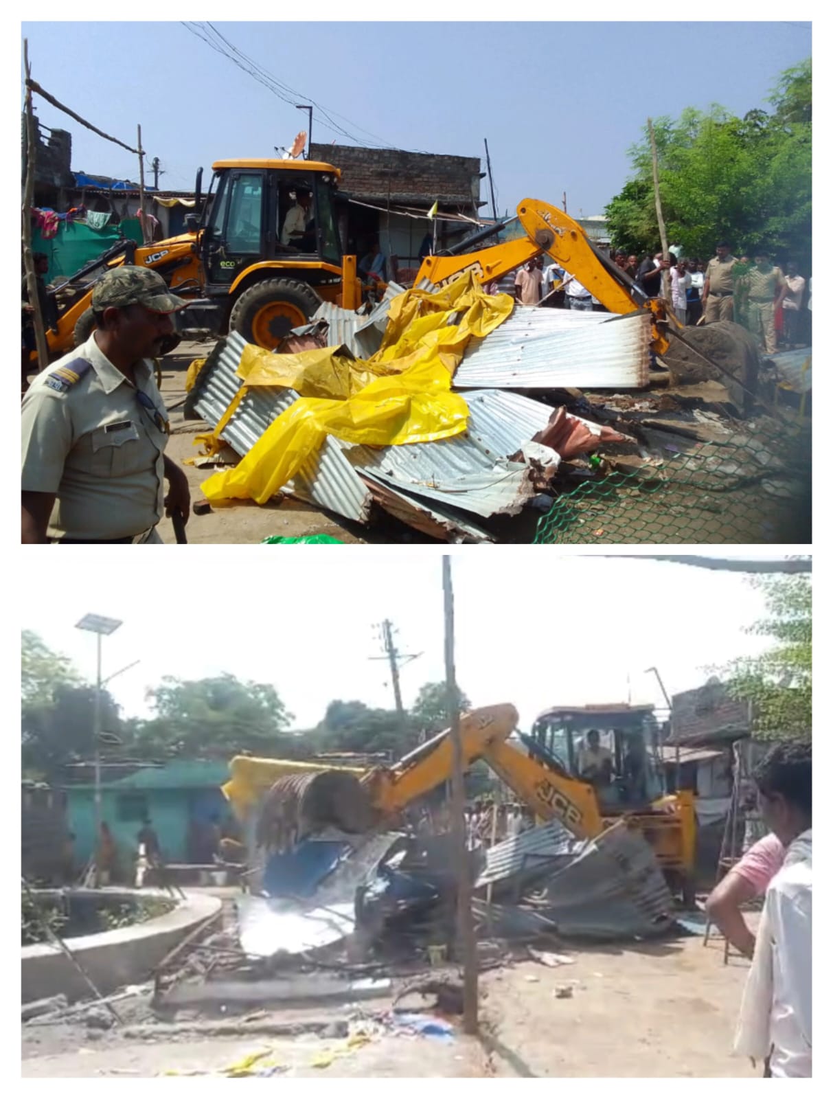 Read more about the article <em>आंजी गावात अतिक्रमणावर चालला बुलडोझर</em>