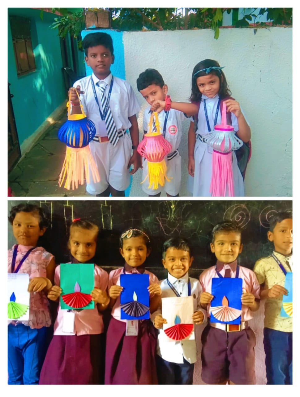 Read more about the article स्माॅल वंडर्स हायस्कूल अँड ज्यु. कॉलेज वडकीच्या विद्यार्थ्यांनी दिवाळीसाठी शाळेत सजवल्या पणत्या, आकाशकंदीले