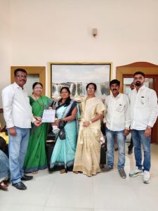 Read more about the article वंदना काकडे महिला रा काँ तालुकाअध्यक्ष पदी निवड