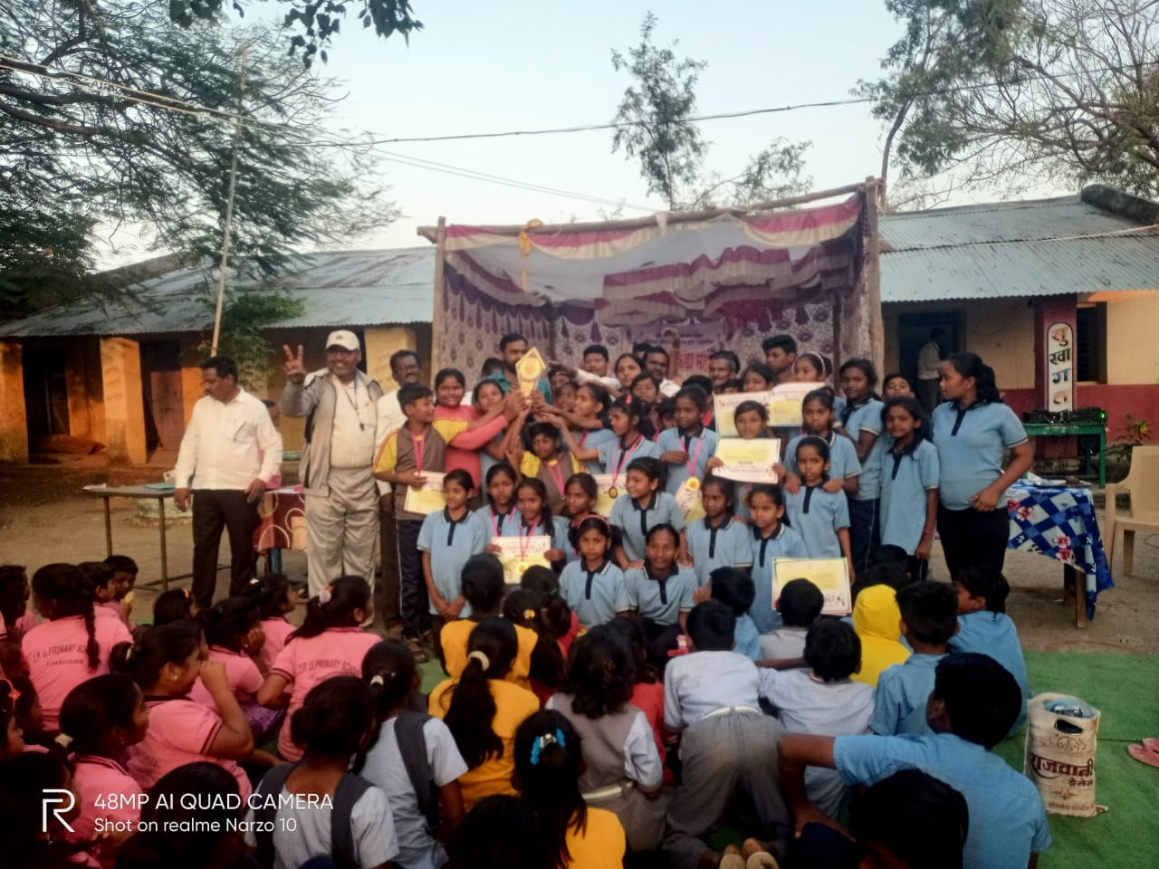 Read more about the article जि. प. केंद्र स्तरीय सामन्यामध्ये येवती जि. प. उच्च प्राथमिक शाळा अव्वल स्थानी