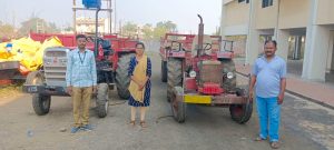 Read more about the article अवैधरित्या रेती वाहतूक करणाऱ्या दोन वाहने जप्त