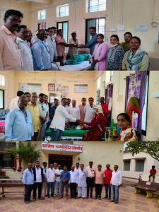 Read more about the article <em>रुग्णांना फळ वाटप करून बाळशास्त्री जांभेकरांची जयंती साजरी</em>