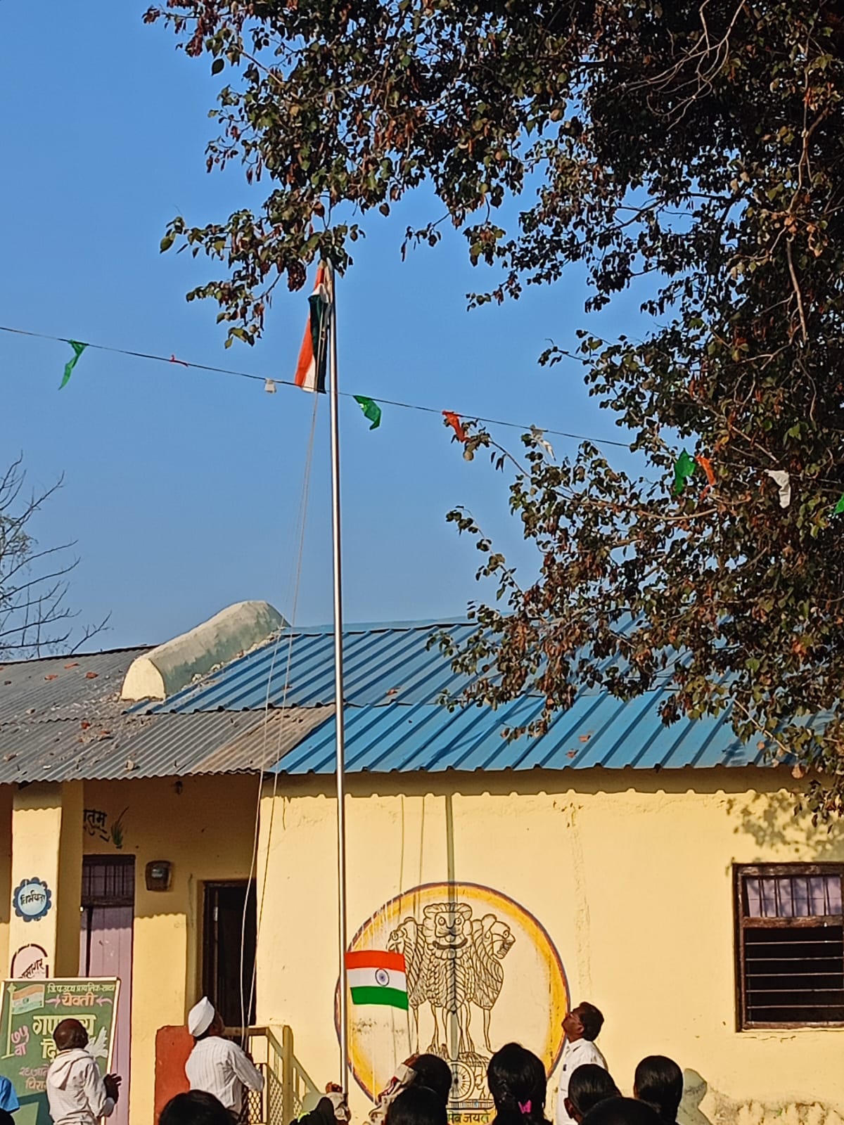 Read more about the article जि. प. उच्च प्राथमिक शाळा येवती येथे प्रजासत्ताक दिन साजरा