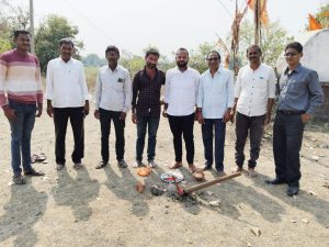 Read more about the article <em>दहेगाव येथे सभागृहांचे भुमिपुजन</em>