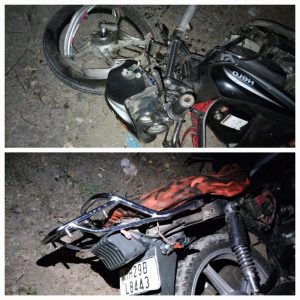 Read more about the article <em>भरधाव वेगाने येणाऱ्या क्रुझर च्या धडकेत एक ठार तर एक गंभीर जखमी</em>