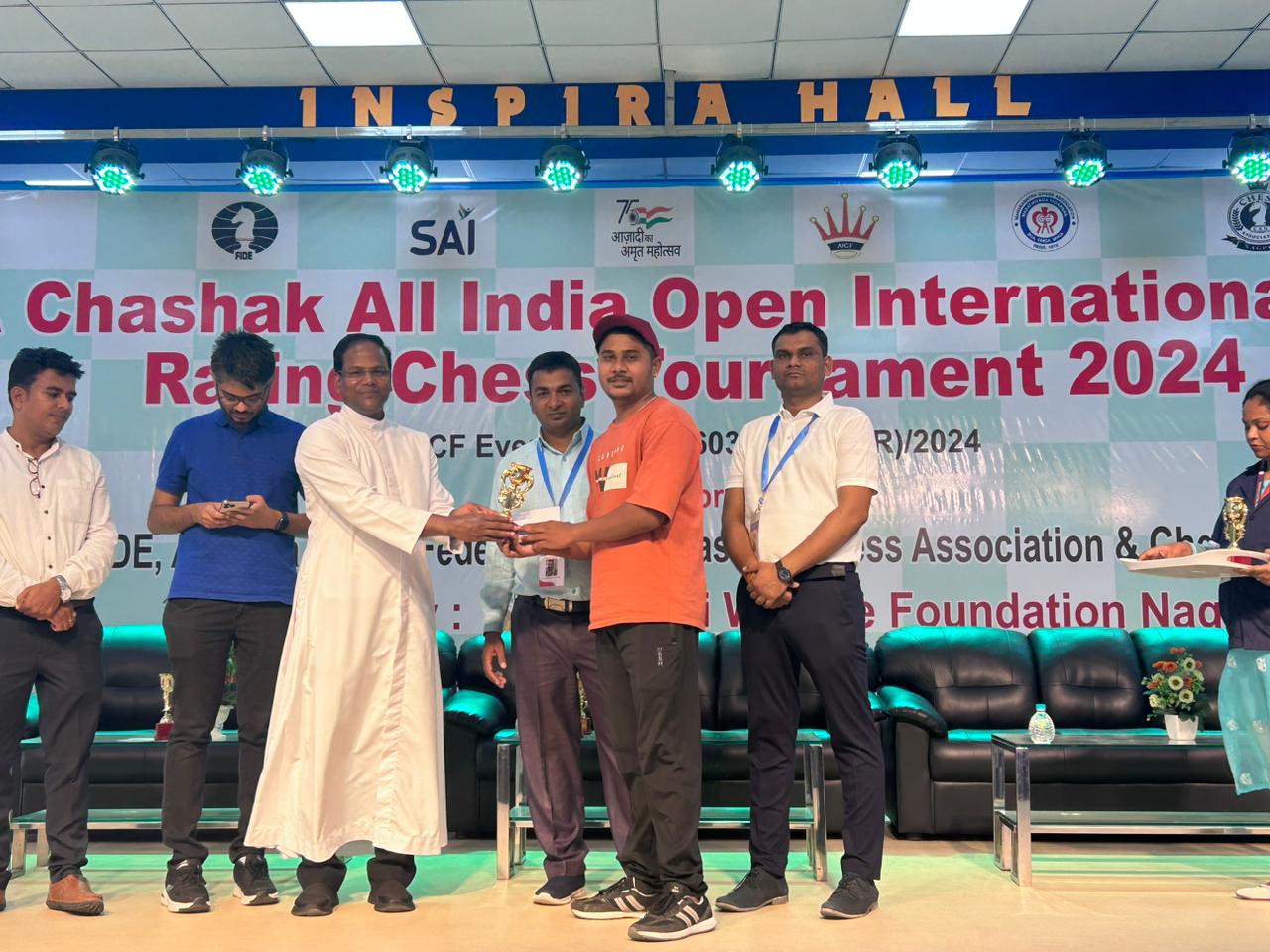 Read more about the article वरोऱ्याचा अभिजित अष्टकार अन रेटेड मध्ये एम एल ए चषक आंतर राष्ट्रीय बुद्धिबळ स्पर्धेत प्रथम  विजेता