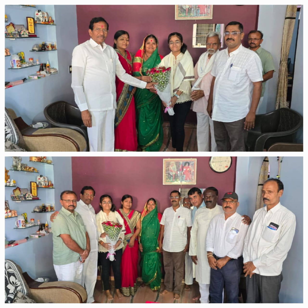 Read more about the article कुमारी तनिष्का डाखोरे 12 वी विज्ञान शाखेतून 89% घेऊन राळेगाव तालुक्यातून प्रथम, मा.शिक्षण मंत्री प्रा.वसंत पुरके सर व ईतर मान्यवरा तर्फे सत्कार