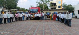 Read more about the article राळेगाव नं.पं च्या पाठपुराव्यामुळे अखेर नं.पं.ला. मिळाले  अग्निशामक वाहन