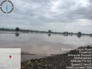 Read more about the article शेतात पाणी साचले बियाणे व लहान रोपटे बुडाले शेतकरी संकटात,मेंगापूर,बोरी व वाऱ्हा, सगमा परिसरात पावसाचा कहर