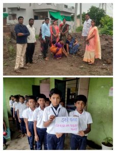 Read more about the article जि.प.प्रा.कन्या शाळा पवनार येथे वृक्षरोपण व शालेय पोषण आहार दिवस कार्येक्रम संपन्न