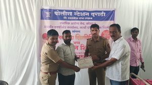 Read more about the article स्वातंत्र्य दिनाचे ओचित्य साधून पोलीस स्टेशन दराटी येथे रक्तदान शिबिराला उत्तम प्रतिसाद