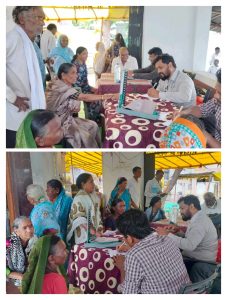 Read more about the article डॉ.अरविंद कुळमेथे यांचे नेतृत्वात सावरगाव येथे आरोग्य शिबीर संपन्न