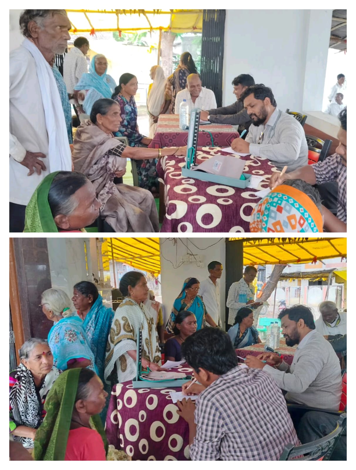 Read more about the article डॉ.अरविंद कुळमेथे यांचे नेतृत्वात सावरगाव येथे आरोग्य शिबीर संपन्न