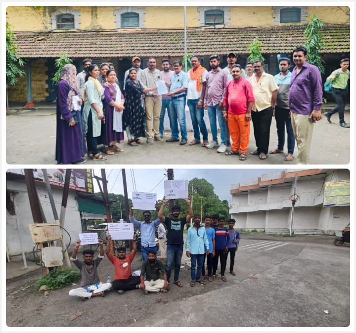 Read more about the article वरोरा शहरातील नामंकित लोकमान्य कनिष्ठ विद्यालयाच्या शिक्षकांकडून विद्यार्थिनीचा विनयभंग,नागरिकांचा मूक मोर्चा