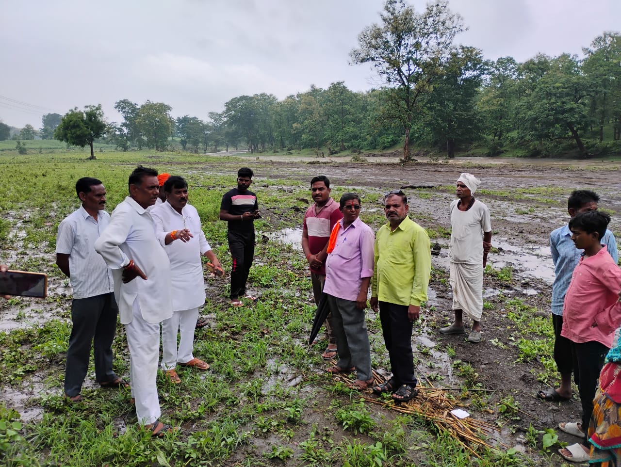 Read more about the article उमरखेड तालुक्यात पावसाचे थैमान ,हजारों हेक्टर शेतजमीनीतील पिके उद्धवस्त