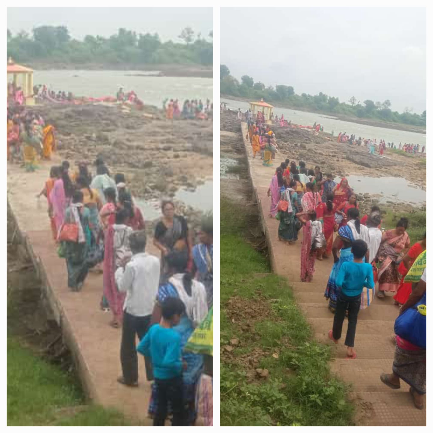 Read more about the article डोमाघाटावर स्नान करण्यासाठी भाविकांची गर्दी, ऋषीपंचमीच्या मुहूर्तावर जत्रेचे आयोजन