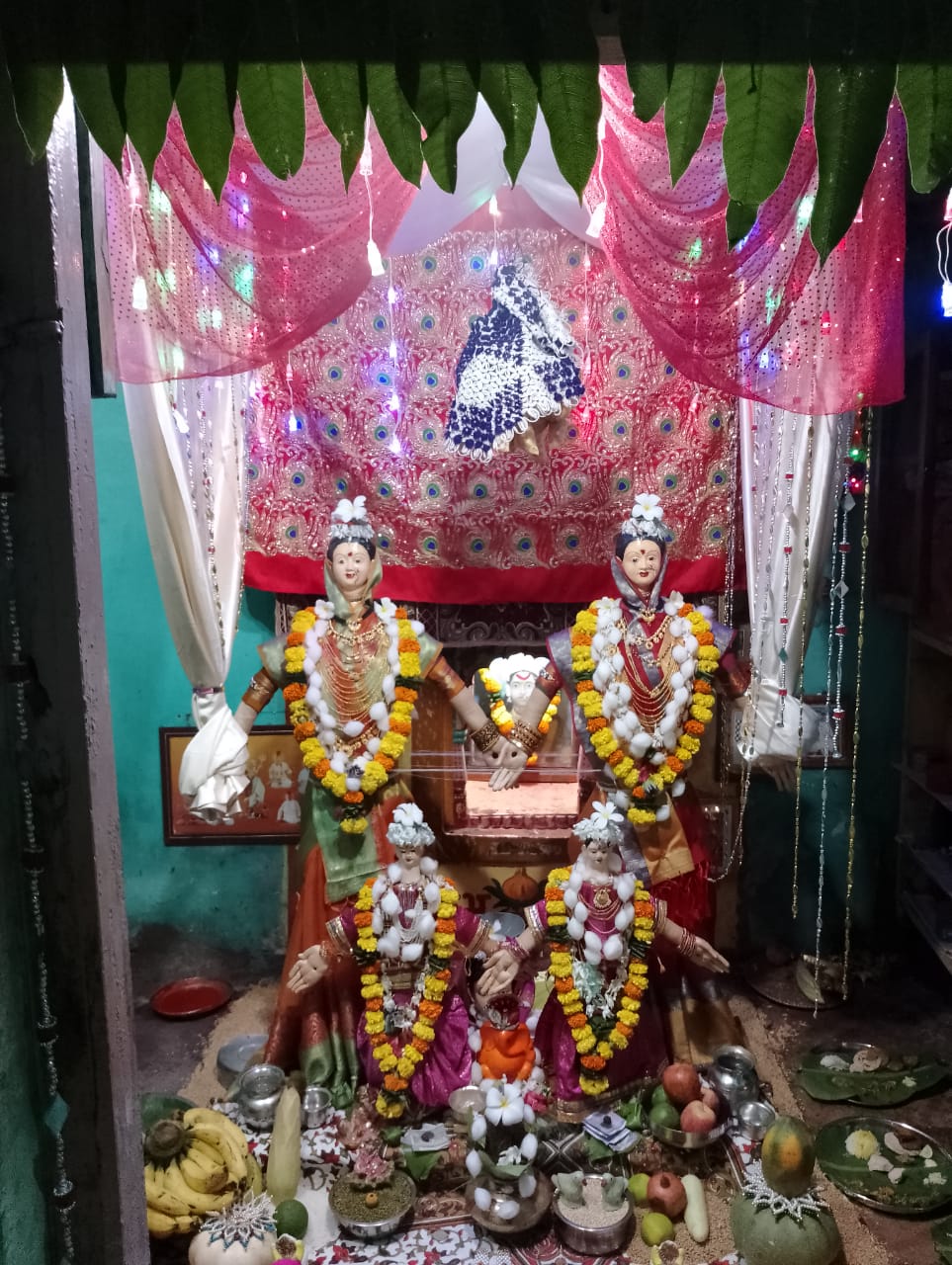 Read more about the article ढाणकी शहरात महालक्ष्मी माता उत्सव घरोघरी आनंद साजरा,प्रमोद चोधरी यांच्या घरी गौराईचा आकर्षक देखावा