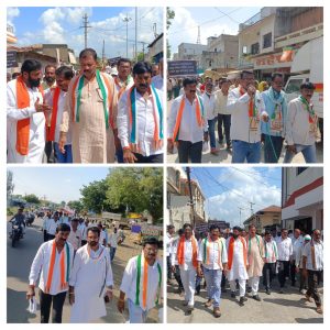 Read more about the article <em>शेतकरी, शेतमजुरांसह महाविकास आघाडीचा मोर्चा</em><br>[धडकला कळंब तहसील कार्यालयावर]