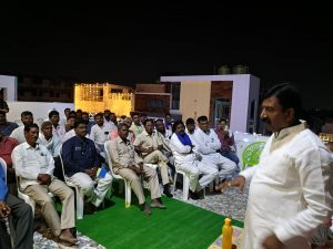 Read more about the article वंचित बहुजन आघाडी पक्षाचे अधिकृत उमेदवार श्री किरण भाऊ कुमरे यांचे सर्व पदाधिकारी व कार्यकर्ते यांच्या उपस्थित आगामी विधानसभा निवडणुकी विषयी बैठक