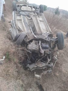 Read more about the article वाहनावरचा ताबा सुटल्याने कारचा भीषण अपघात; चालक ठार तर एक गंभीर जखमी