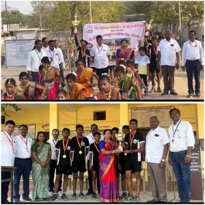 Read more about the article न्यू इंग्लिश हायस्कूल कडून राज्यस्तरीय टेनिस हॉलिबॉल स्पर्धाकांचा सत्कार,  शाळेचे दोन संघ एकाच वेळी विजयी झाल्या बद्दल संघाची विजयी रॅली